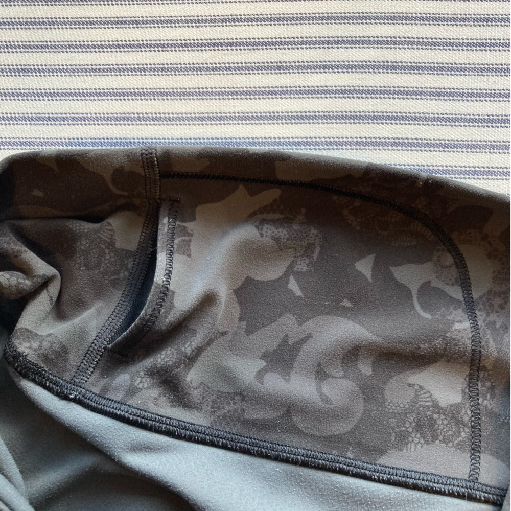 Lululemon Black/Gray Camo Leggings - Picture 4 of 11